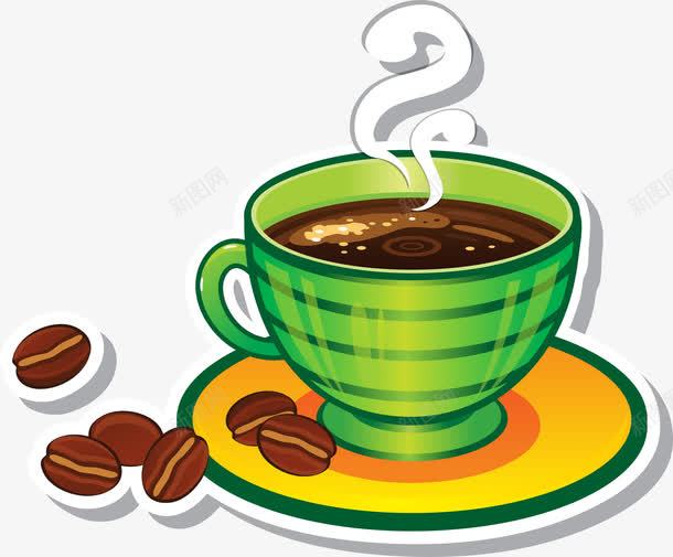 卡通咖啡图案png免抠素材_新图网 https://ixintu.com 卡通 咖啡 咖啡豆 手绘