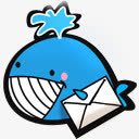 拿着信的蜗牛拿着信的鲸鱼高清图片