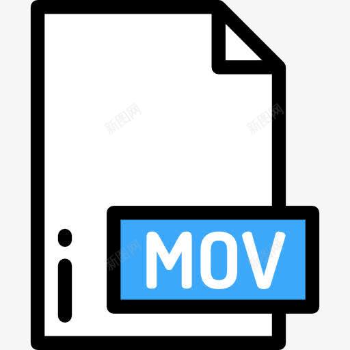 MOV图标png_新图网 https://ixintu.com MOV 扩展 文件 文件和文件夹 文档 格式 档案