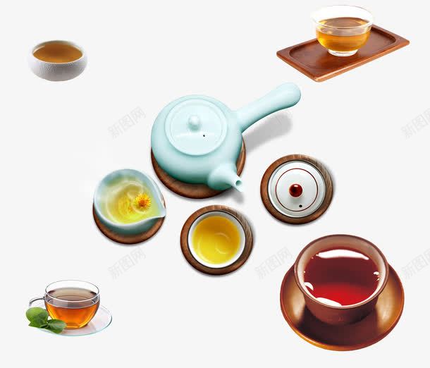 茶具产品实物图png免抠素材_新图网 https://ixintu.com 茶壶 茶文化 茶水 茶艺 茶道