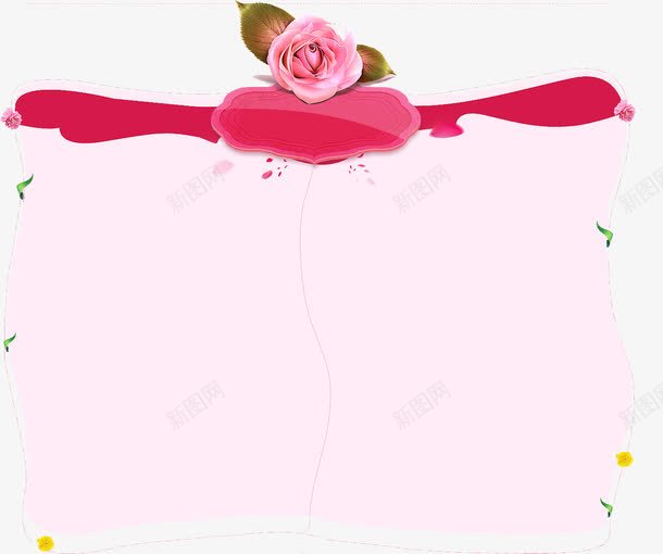 粉色唯美甜蜜花朵装饰png免抠素材_新图网 https://ixintu.com 甜蜜 粉色 花朵 装饰