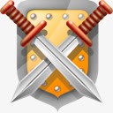 和盾剑TravelIconPackpng免抠素材_新图网 https://ixintu.com and shield swords 剑 和 盾