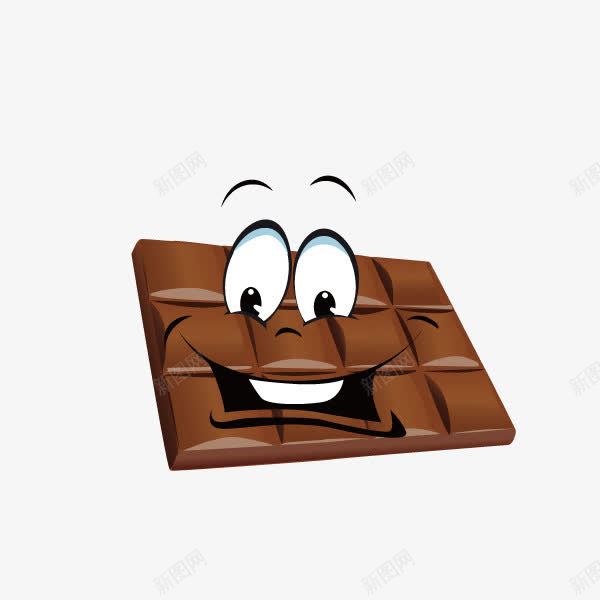 巧克力美味甜蜜卡通巧克力png免抠素材_新图网 https://ixintu.com 卡通巧克力 巧克力 巧克力表情 甜蜜 美味