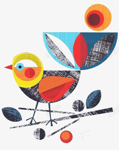 小鸟png免抠素材_新图网 https://ixintu.com 创意小鸟 手绘小鸟 抽象小鸟 水彩小鸟 红色小鸟