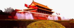 北京天安门的背景素材