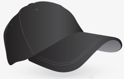 黑色透视风格帽子素材