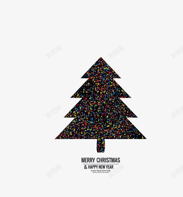 彩色装饰圣诞树png免抠素材_新图网 https://ixintu.com 圣诞树 圣诞节 彩色装饰 矢量素材