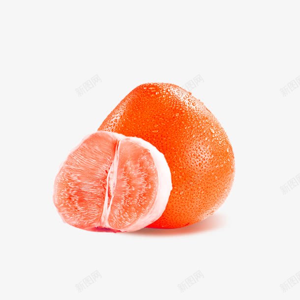 平和红肉柚png免抠素材_新图网 https://ixintu.com 平和红肉柚 柚子 水果 红柚子