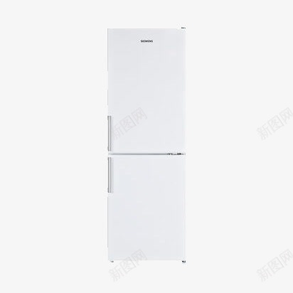 西门子双门冰箱BCD200png免抠素材_新图网 https://ixintu.com 产品实物 冰箱 双门 白色 西门子