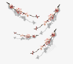 几串几串桃花高清图片