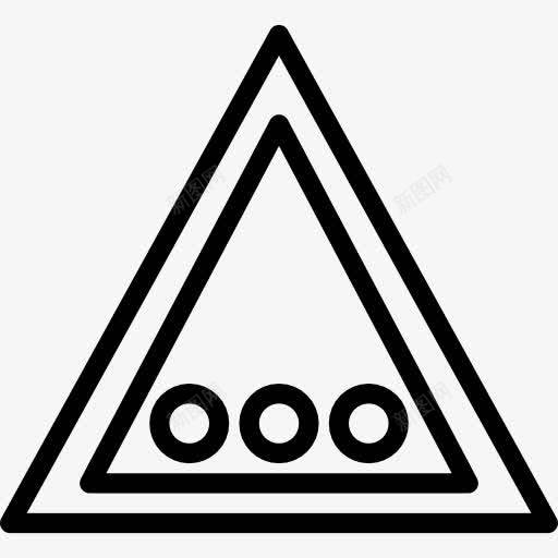 交通标志图标png_新图网 https://ixintu.com 三角形 交通信号灯 交通标志 信号 危险标志 警报