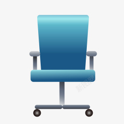 蓝色座椅素材
