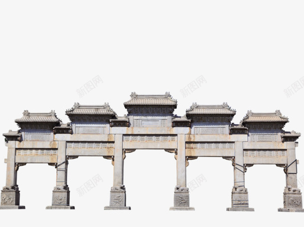 中国风建筑物png免抠素材_新图网 https://ixintu.com 中国风 复古建筑物 大门 建筑物