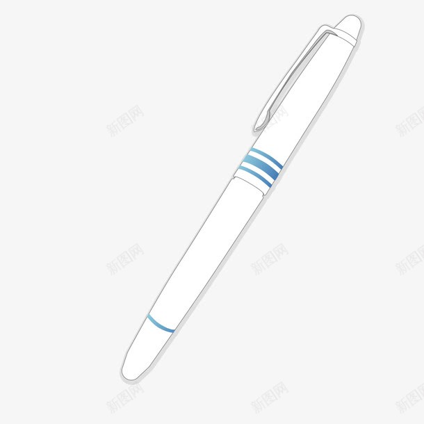 白色圆珠笔png免抠素材_新图网 https://ixintu.com 圆珠笔 白色 白色圆珠笔 笔素材