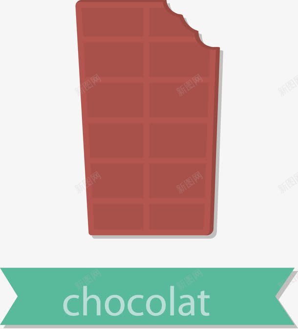 巧克力原料png免抠素材_新图网 https://ixintu.com 可可 可可原料 巧克力 巧克力原料 扁平化 标签 烘焙原料 简约 绿色标签
