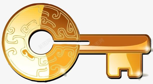 金钥匙片png免抠素材_新图网 https://ixintu.com 插画 金色 金钥匙 钥匙 钥匙素材