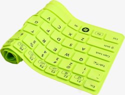 绿色清新键盘垫子素材