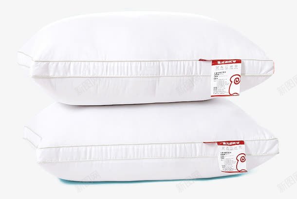 两个白色枕头png免抠素材_新图网 https://ixintu.com 两个 实物 枕头 白色