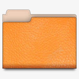 皮革文件夹橙色皮夹子png免抠素材_新图网 https://ixintu.com folder leather orange 文件夹 橙色 皮革