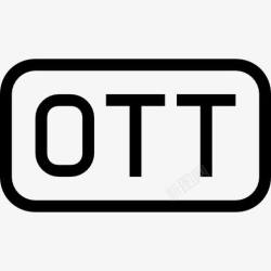 OTTOTT文件圆角矩形卒中接口符号图标高清图片