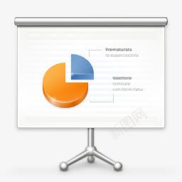 报告演讲图标png_新图网 https://ixintu.com 图表 报告 报表 演讲 饼图