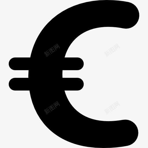大的欧元符号图标png_新图网 https://ixintu.com 外汇 形状 货币 钱 银行