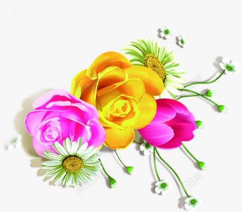彩色唯美清新花朵植物png免抠素材_新图网 https://ixintu.com 彩色 植物 清新 花朵