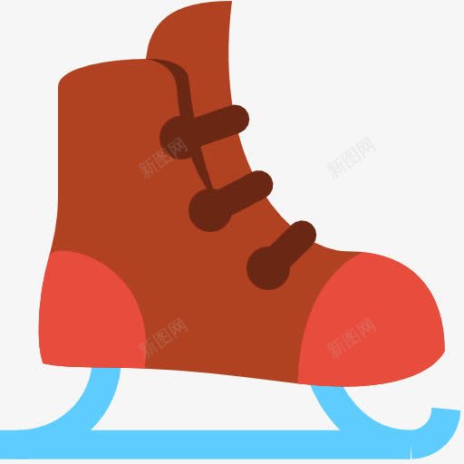 溜冰鞋图标png_新图网 https://ixintu.com ice skate 冰 滑冰