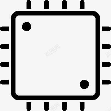 工业处理器图标图标