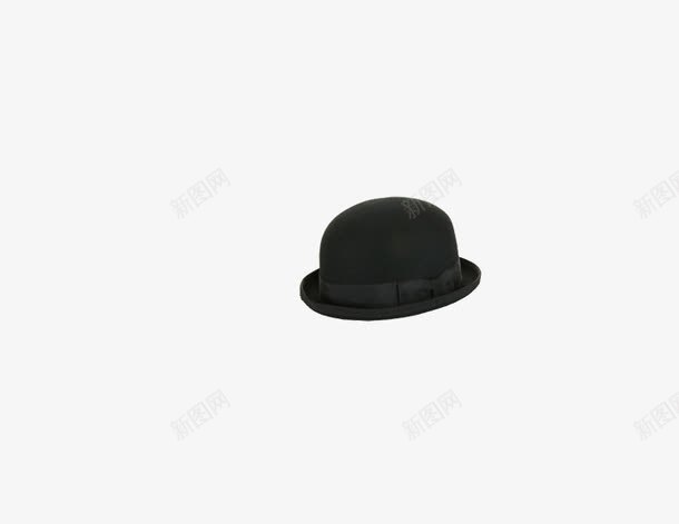 黑色绅士帽子png免抠素材_新图网 https://ixintu.com 帽子 年代 绅士帽子 黑色帽子