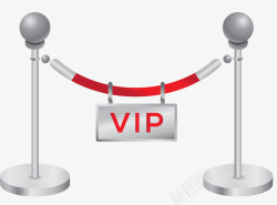 VIP栏杆VIP专属红毯栏杆矢量图高清图片