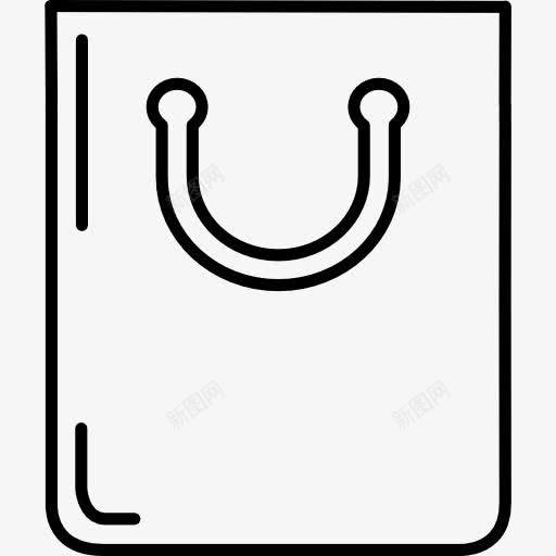 购物袋工具概述图标png_新图网 https://ixintu.com 中风的图标 商务 工具袋 概述 袋 购物 购物袋