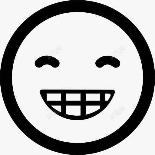 快乐的表情图标png_新图网 https://ixintu.com 微笑 快乐 接口 脸 表情 表情符号的方