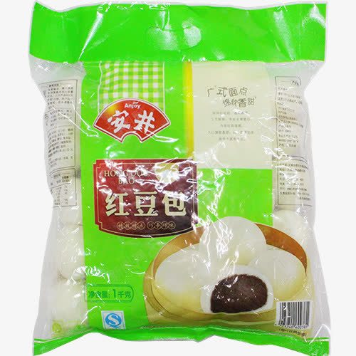 安井红豆包png免抠素材_新图网 https://ixintu.com 产品实物 包子 安井食品 早餐包 红豆馅