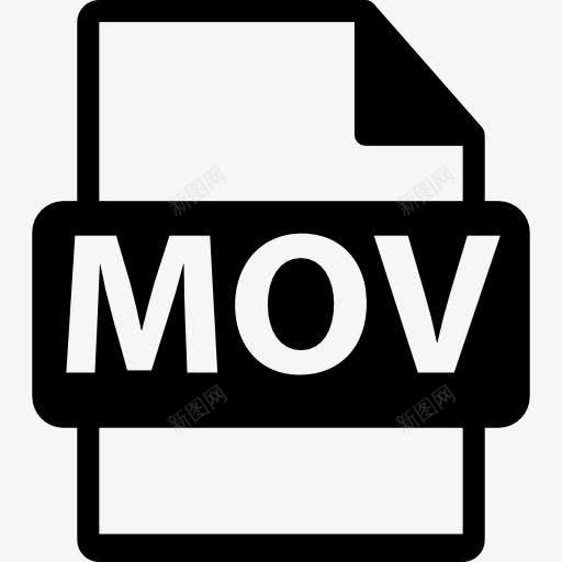 MOV文件格式图标png_新图网 https://ixintu.com MOV文件 MOV文件格式 MOV格式 MOV视频文件 接口