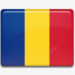 romania罗马尼亚国旗图标高清图片