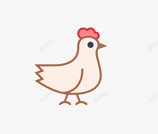 鸡矢量图图标ai_新图网 https://ixintu.com icon 图标 美食 食物 鸡 鸡尖 鸡翅 鸡肉 矢量图