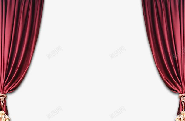 红色帷幕窗帘活动促销png免抠素材_新图网 https://ixintu.com 红色帷幕窗帘活动促销