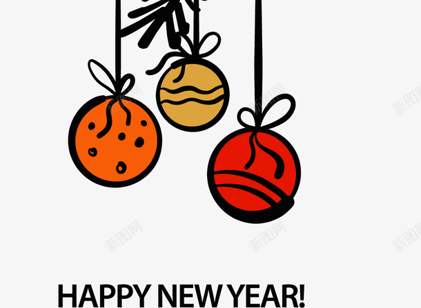 2018新年狗年标签矢量图ai免抠素材_新图网 https://ixintu.com 2018新年 卡通新年标签 新年快乐 新年标签 狗年 狗年标签 矢量图