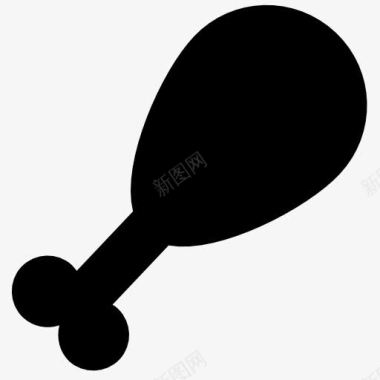 火鸡腿图标图标