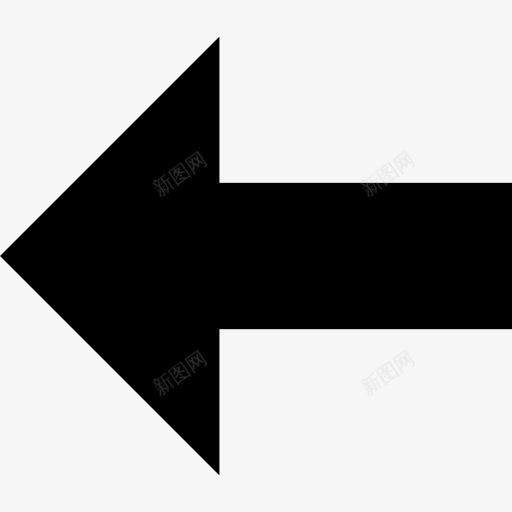箭头指向左边图标png_新图网 https://ixintu.com 信号 定位 左转 方向信号 瞄准 箭头