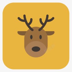 reindeer驯鹿图标高清图片