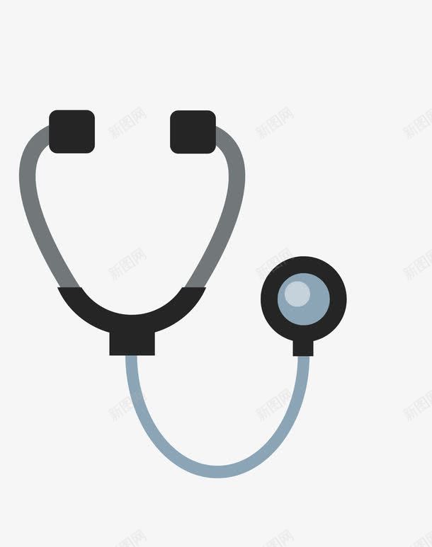 卡通听诊器png免抠素材_新图网 https://ixintu.com 卡通听诊器 听诊器 矢量听诊器