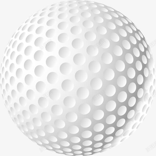 白色简约高尔夫球装饰图案png免抠素材_新图网 https://ixintu.com 白色 简约 装饰图案 高尔夫球