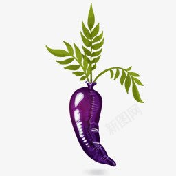 紫色的外形植物茄子png免抠素材_新图网 https://ixintu.com 外形 植物 紫色 茄子