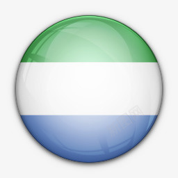 国旗塞拉利昂对塞拉利昂世界国旗图标图标
