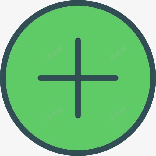 加图标png_新图网 https://ixintu.com 加 图形 按钮 接口 数学 符号 迹象