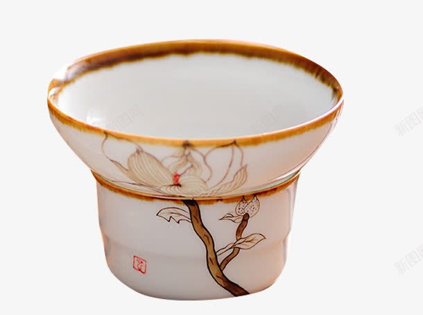 茶道瓷器公道杯png免抠素材_新图网 https://ixintu.com 瓷器茶杯 白瓷碗 白色茶具 茶具瓷器