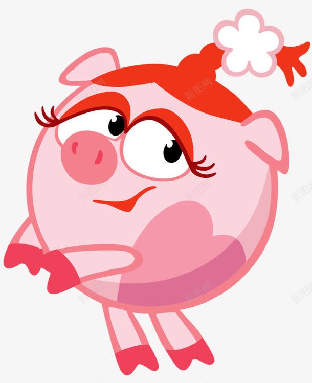 爱思考猪头png免抠素材_新图网 https://ixintu.com 可爱猪头 思考的猪头 粉色猪头 红色猪头