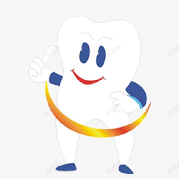 卡通牙齿白色牙龈png免抠素材_新图网 https://ixintu.com 卡通 牙齿 牙龈健康刷牙防蛀牙